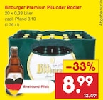 Premium Pils oder Radler im Angebot bei Netto Marken-Discount in Neunkirchen Premium Pils oder Radler Angebote von Bitburger bei Netto Marken-Discount Neunkirchen für 8,99 €