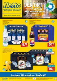 Netto Marken-Discount Prospekt für Ronnenberg mit 2 Seiten Netto Marken-Discount Prospekt für Ronnenberg: "DER ORT, AN DEM DAS GRÖSSTE MEHRWEG-SORTIMENT ZUHAUSE IST.", 2 Seiten, 04.12.2023 - 09.12.2023