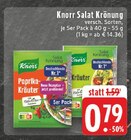 Salat Krönung Paprika-Kräuter im Angebot bei E center in Herne Salat Krönung Paprika-Kräuter Angebote von Knorr bei E center Herne für 0,79 €