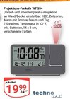 Projektion-Funkuhr WT 534 Angebote von Techno Line bei GLOBUS Salzgitter für 19,99 €