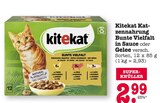 Kitekat Katzennahrung Bunte Vielfalt in Sauce oder Gelee Angebote von Kitekat bei E center Weinheim für 2,99 €