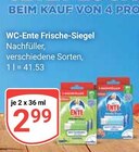 Aktuelles Frische-Siegel Nachfüller Angebot bei GLOBUS in Siegen (Universitätsstadt) ab 2,99 €