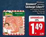 Käsewurst von Wiesbauer im aktuellen EDEKA Prospekt für 1,49 €
