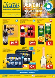 Discounter Prospekt von Netto Marken-Discount Hösbach Netto Marken-Discount Prospekt: "DER ORT, AN DEM DAS GRÖSSTE MEHRWEG-SORTIMENT ZUHAUSE IST.", 2 Seiten, 20.03.2023 - 25.03.2023