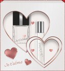 Coffret Tendrement Eau de Parfum 100ml + Vaporisateur Sac 10ml - JE T'AIME en promo chez Intermarché Super Joué-lès-Tours à 6,65 €