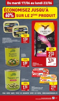 Promo Conserve de sardines dans le catalogue Aldi du moment à la page 21