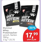 Whey Proteinpulver von Mammut für 17,99 € bei budni im Angebot Whey Proteinpulver von Mammut im aktuellen budni Prospekt
