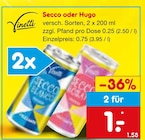 Secco oder Hugo Angebote von Vinetti bei Netto Marken-Discount Bonn für 1,00 €