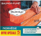 Saumon Fumé - MAISON DELPEYRAT en promo à 6,99 € chez Supermarchés Match Saumon Fumé - MAISON DELPEYRAT dans le catalogue Supermarchés Match
