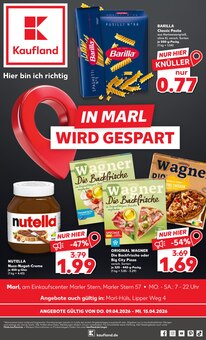 Nutella im Kaufland Prospekt "KNÜLLER" mit 78 Seiten (Marl)