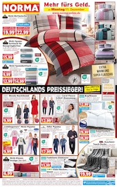 Bekleidung im Norma Prospekt in Freiberg Aktueller Norma Prospekt mit Bekleidung, "Mehr fürs Geld", Seite 1