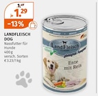 Dog Nassfutter für Hunde von Landfleisch im aktuellen Müller Prospekt für 1,29 €