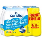 Lait sans lactose "Format Familial" - CANDIA en promo chez Carrefour Orléans à 7,94 €