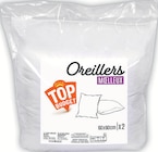 Lot de 2 Oreillers Moelleux - Top Budget en promo chez Intermarché Hyper Versailles à 8,99 €