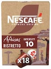 Capsules nespresso x18 africas - NESCAFÉ FARMERS ORIGINS en promo chez Intermarché Amiens à 3,18 €