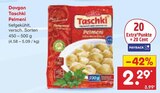 Taschki Pelmeni bei Netto Marken-Discount im Lamspringe Prospekt für 2,29 €