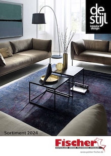 Couch im Polstermöbel Fischer Prospekt "De Stijl" mit 16 Seiten (Regensburg)