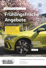 Aktueller Volkswagen Werkstatt & Auto Prospekt in Tripkau und Umgebung, "Frühlingsfrische Angebote" mit 1 Seite, 01.03.2024 - 31.05.2024