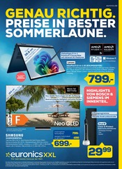 EURONICS Elektromärkte Prospekt der aktuellen Woche mit 14 Seiten, gültig von 26.08.2026 bis 06.09.2026, in Waischenfeld und Umgebung Aktueller EURONICS Elektromärkte Prospekt in Waischenfeld und Umgebung, "GENAU RICHTIG. PREISE IN BESTER SOMMERLAUNE." mit 14 Seiten, 26.08.2026 - 06.09.2026