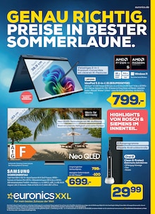 EURONICS Prospekt der KW 35 "GENAU RICHTIG. PREISE IN BESTER SOMMERLAUNE." Aktueller EURONICS Prospekt "GENAU RICHTIG. PREISE IN BESTER SOMMERLAUNE." Seite 1 von 14 Seiten