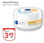 Soft Creme im Angebot bei GLOBUS in Viersen Soft Creme Angebote von Nivea bei GLOBUS Viersen für 3,49 €