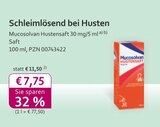 Hustensaft 30 mg/5 ml bei mea - meine apotheke im Prospekt "" für 7,75 €