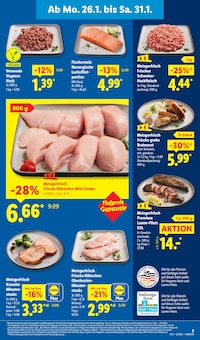 Fleisch im Lidl Prospekt "LIDL LOHNT SICH" mit 65 Seiten (Hamburg)
