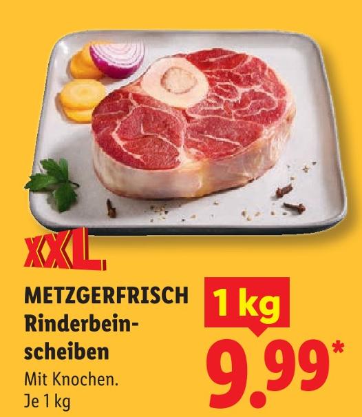 METZGERFRISCH Rinderbeinscheiben