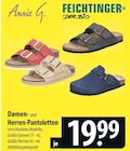 Annie G. Damen- und Herren-Pantoletten im Angebot bei famila Nordost in Kiel Annie G. Damen- und Herren-Pantoletten Angebote bei famila Nordost Kiel für 19,99 €