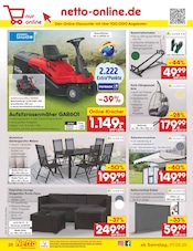 Aktueller Netto Marken-Discount Prospekt mit Gartenwerkzeug, "Aktuelle Angebote", Seite 44