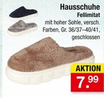 Hausschuhe Fellimitat Angebote bei Zimmermann Gronau für 7,99 €