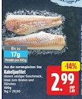 Kabeljaufilet für 2,99 € bei EDEKA im Angebot Kabeljaufilet im aktuellen EDEKA Prospekt