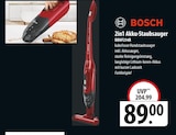 2in1 Akku-Staubsauger Angebote von Bosch bei famila Nordost Flensburg für 89,00 €