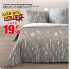 Parure housse de couette Pampa en promo chez Bazarland Évreux à 19,99 €