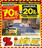 Möbel Inhofer Prospekt für Nersingen mit 16 Seiten Möbel Inhofer Prospekt für Nersingen: "Schlafzimmer / Betten / Matratzen", 16 Seiten, 19.03.2021 - 17.04.2021