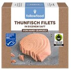 Thunfischfilets Natur im REWE Prospekt Thunfischfilets Natur von Followfood im aktuellen REWE Prospekt für 2,79 €