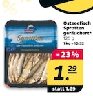 Sprötten geräuchert von Ostseefisch im aktuellen Netto mit dem Scottie Prospekt