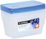 Lot 3 boites congelation 1,25l - DOMEDIA en promo chez Intermarché Bondy à 2,95 €