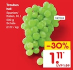 Trauben hell Angebote bei Netto Marken-Discount Oldenburg für 1,11 €