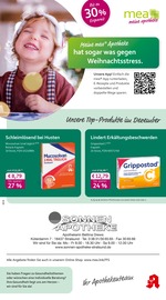 Aktueller mea - meine apotheke Apotheken Prospekt in Lüssow und Umgebung, "Unsere Dezember-Angebote" mit 4 Seiten, 01.12.2025 - 31.12.2025