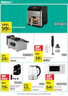 Promotion Bouilloire Électrique dans le prospectus Carrefour, valable du 31/03/2026 au 13/04/2026 Promo Bouilloire Électrique dans le catalogue Carrefour du moment à la page 50