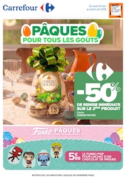 Prospectus Carrefour à Doudeauville, "PÂQUES POUR TOUS LES GOÛTS", 101 pages, 24/03/2026 - 06/04/2026