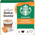 Dosettes de café nescafé dolce gusto caramel macchiato - STARBUCKS PAR NESPRESSO - Intermarché Super à Nancy Dosettes de café nescafé dolce gusto caramel macchiato - STARBUCKS PAR NESPRESSO en promo chez Intermarché Super Nancy à 1,43 €