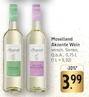 Riesling Akzente Wein bei E center im Spiesen-Elversberg Prospekt für 3,99 €