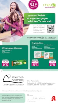 Aktueller mea - meine apotheke Prospekt "Unsere September-Angebote" Aktueller mea - meine apotheke Prospekt