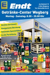 EDEKA Supermarkt Prospekt der aktuellen Woche mit 4 Seiten, gültig von 08.12.2025 bis 13.12.2025, in Wegberg und Umgebung Aktueller EDEKA Supermarkt Prospekt in Wegberg und Umgebung, "Aktuelle Angebote" mit 4 Seiten, 08.12.2025 - 13.12.2025