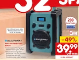 Akku Baustellenradio BSR20 Angebote von Blaupunkt bei Netto Marken-Discount Dinslaken für 39,99 €