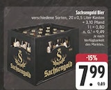 Bier im Angebot bei E center in Glauchau Bier Angebote von Sachsengold bei E center Glauchau für 7,99 €
