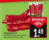 Aktuelles Spitzpaprika rot Angebot bei Marktkauf in Ulm ab 1,49 €