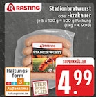 Stadionbratwurst oder -krakauer Angebote von Rasting bei EDEKA Lüdenscheid für 4,99 €